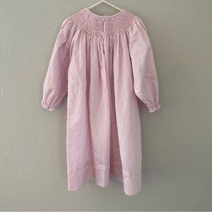 Girls Smocked Dress Carriage Boutiques Pink Long Sleeve 3T